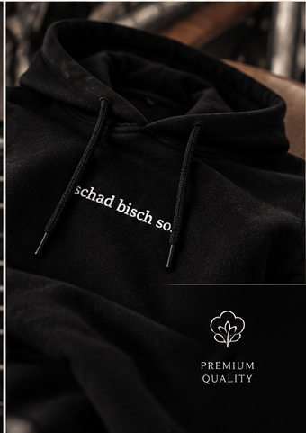 "Schad bisch so" – Hoodie – Ansicht 8