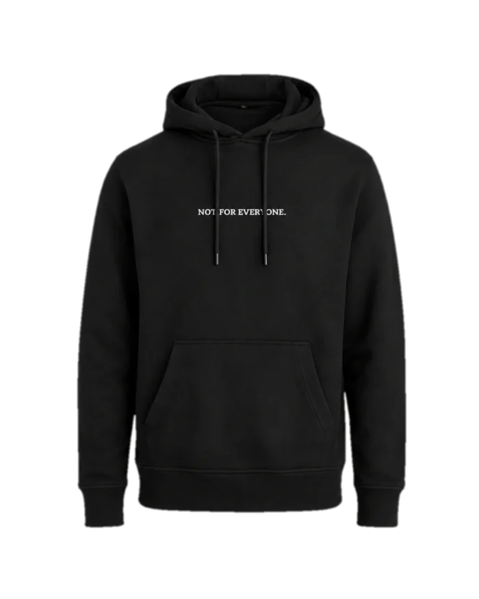 "Not for everyone" – Hoodie – bestickt von MachineMadness
