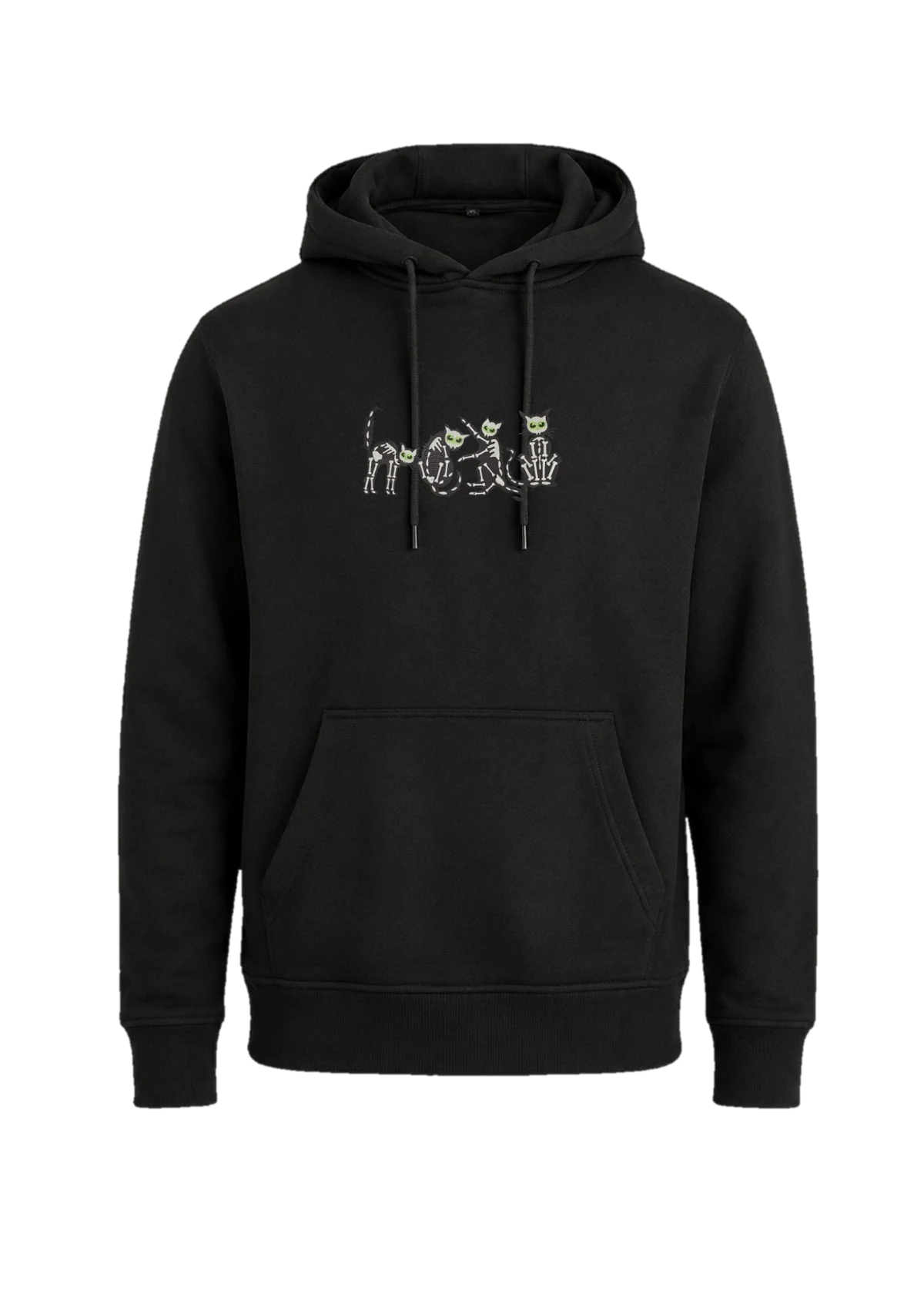 Skeleton Cats – bestickt von MachineMadness